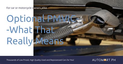pmvic requirements|Optional PMVIC.